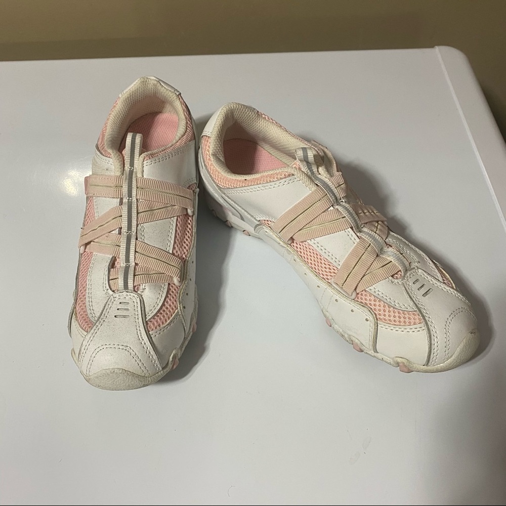 Really cute sneakers pink and white size 9